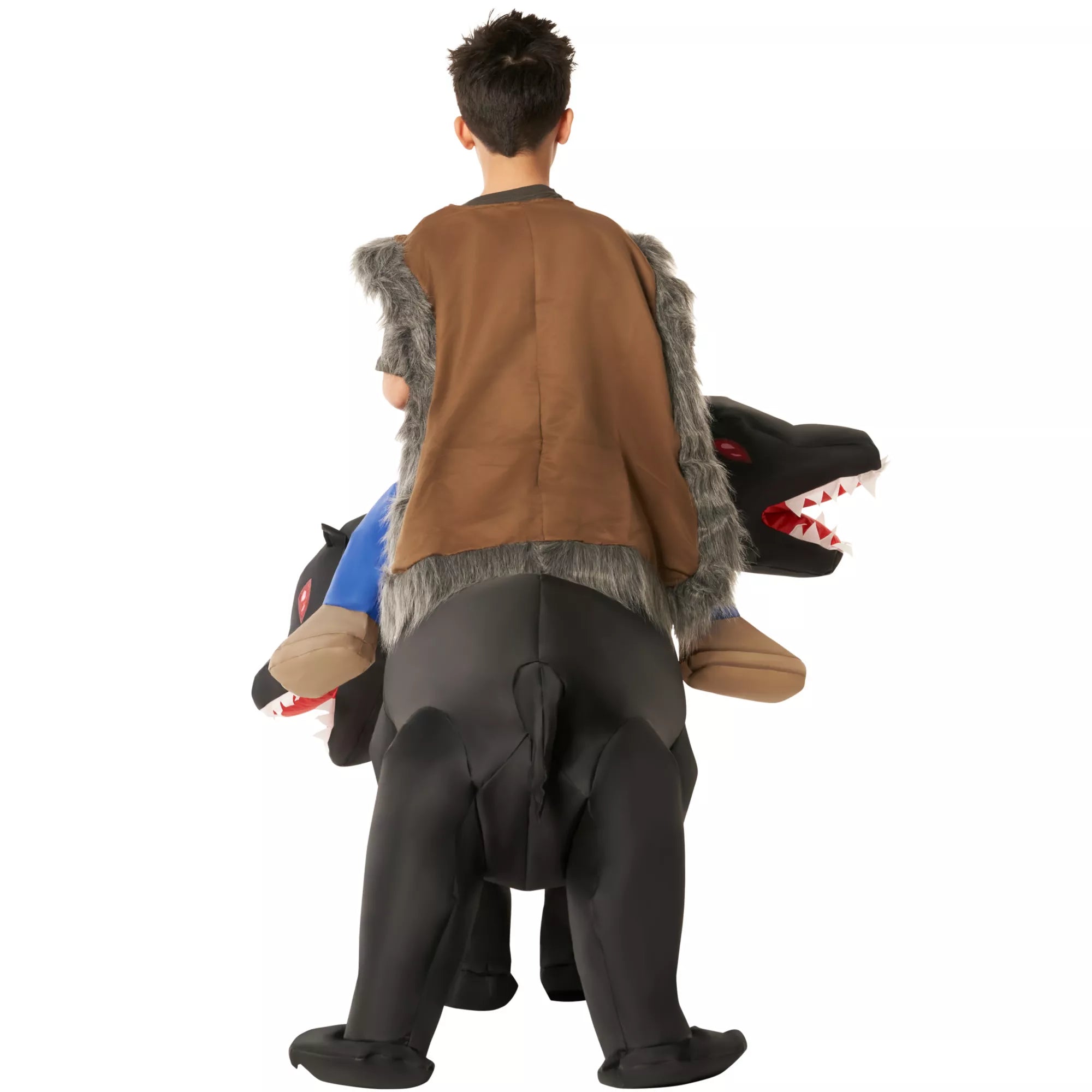 Kids Inflatable Ride-Along 3-Headed Dog Costume