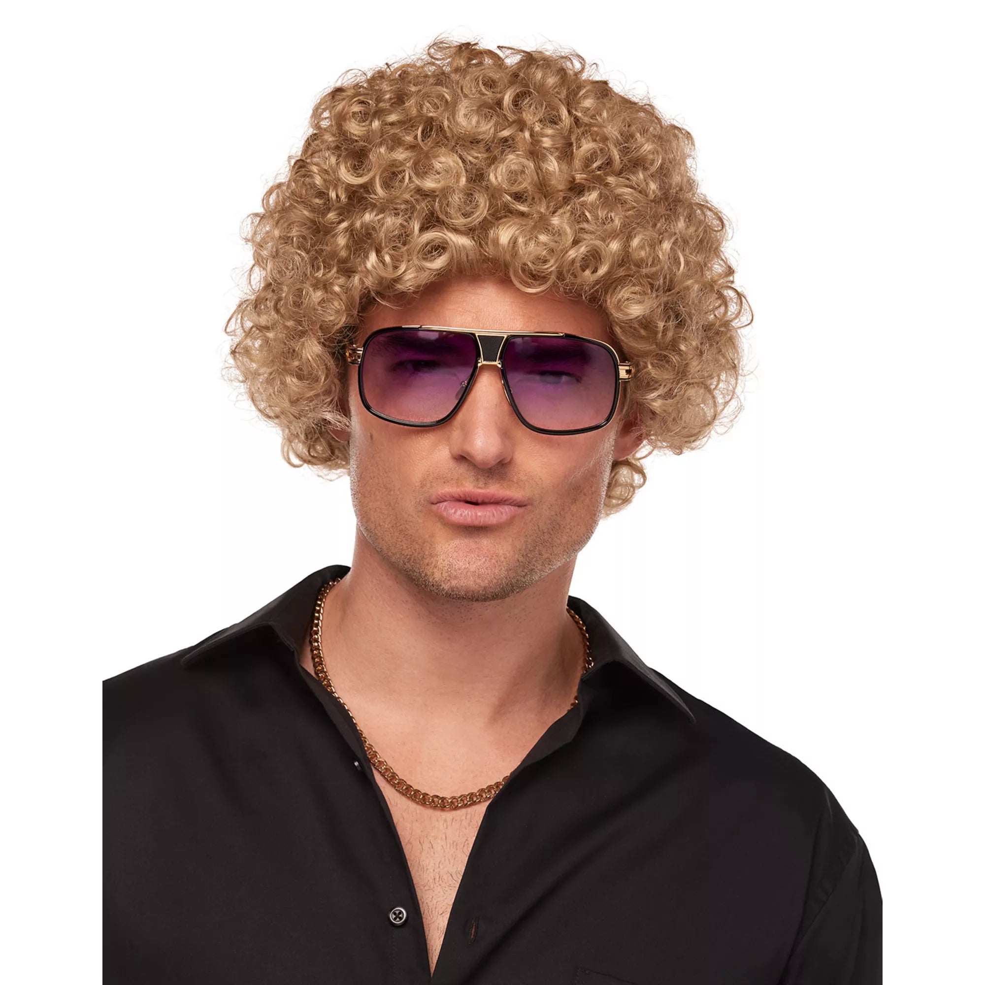 Blonde Curly Wig