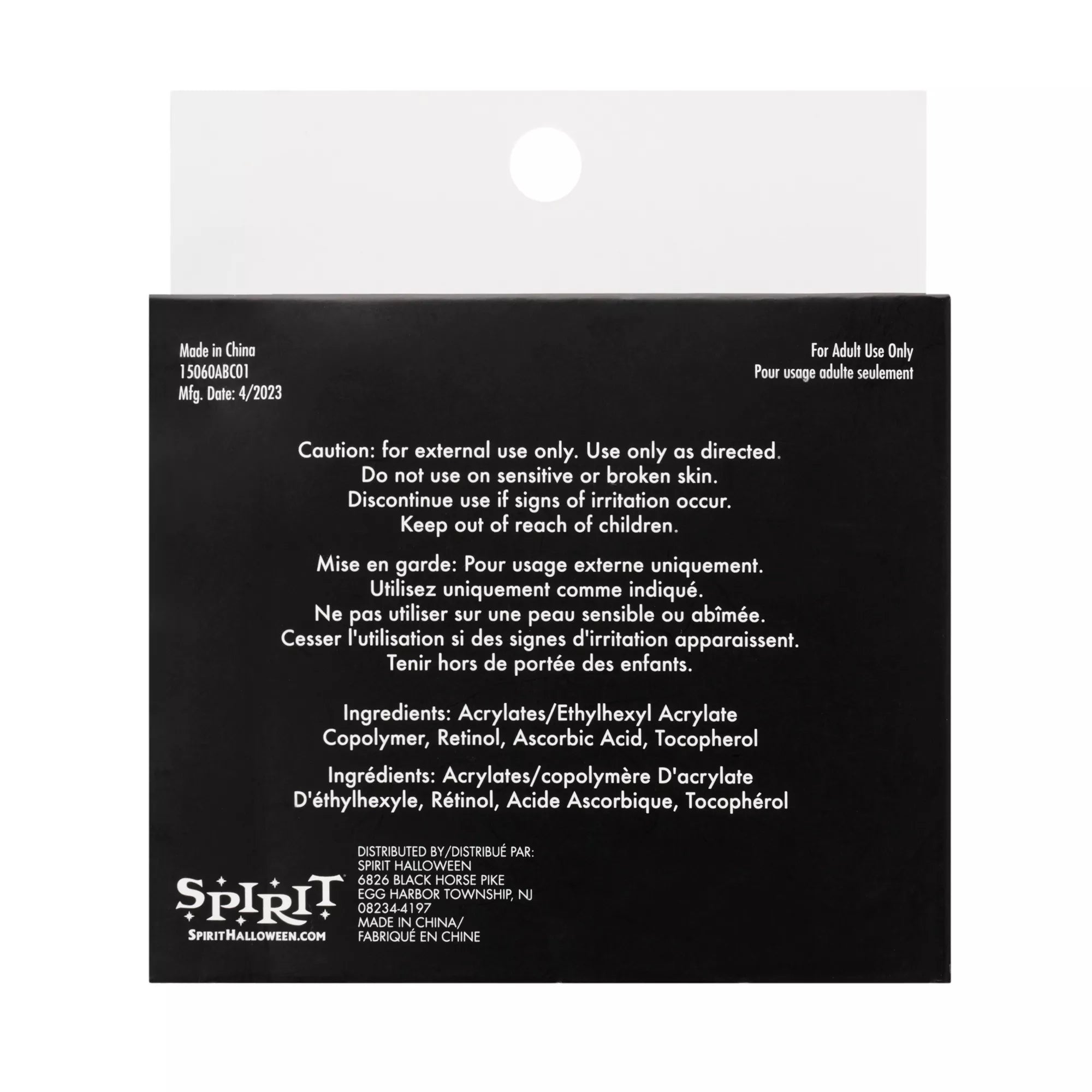 Black Eyelashes and Adhesive - 5 Pack