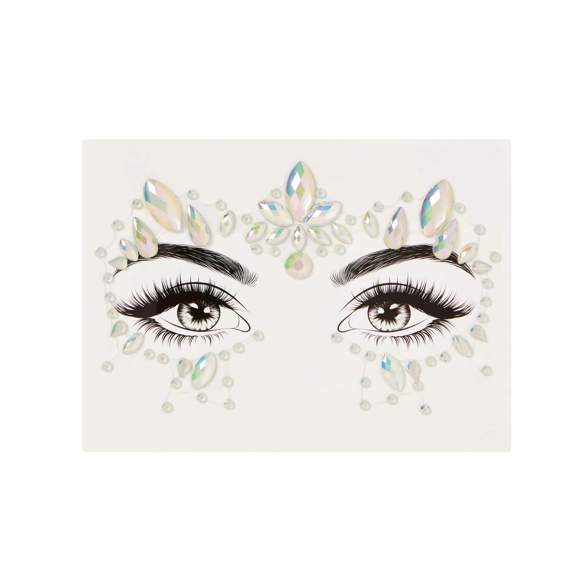 Glow in the Dark Face Gems