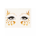 Gold Butterfly Face Decal