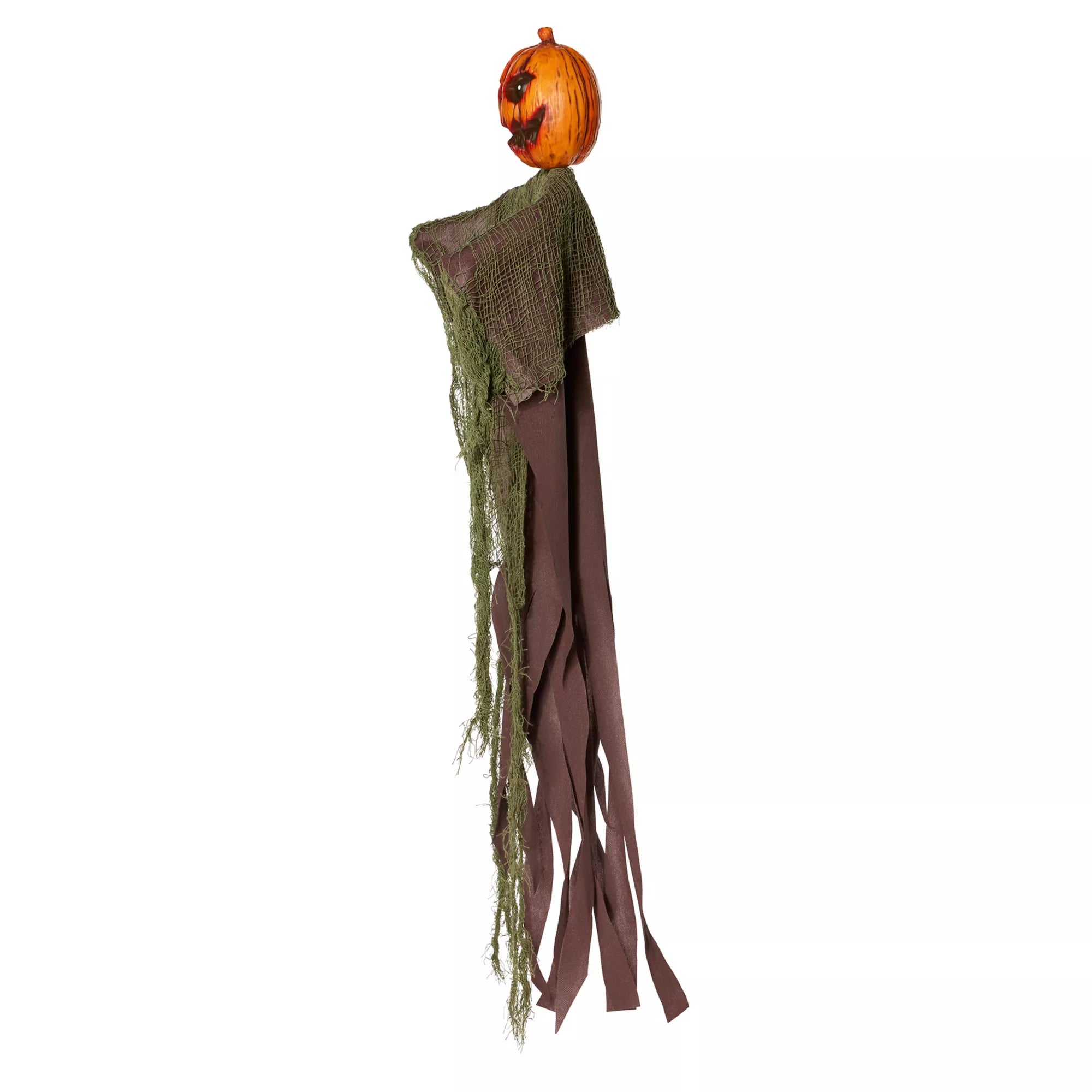 3 Ft Hanging Pumpkin Scarecrow
