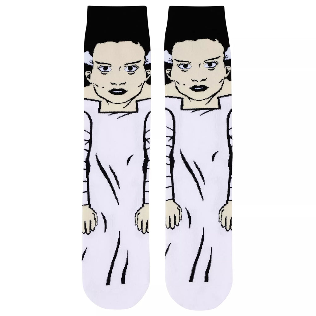 360 Bride of Frankenstein Crew Socks - Universal Classic Monsters