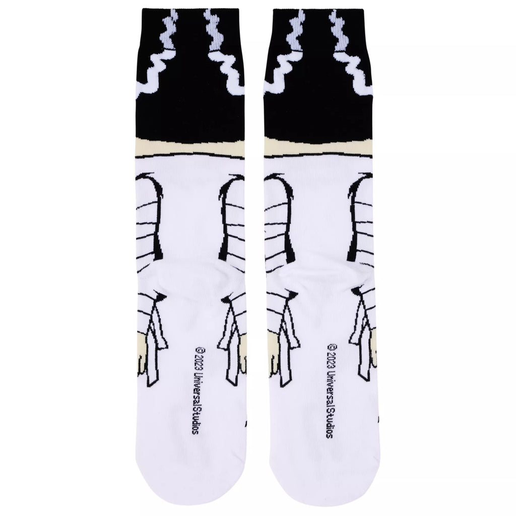 360 Bride of Frankenstein Crew Socks - Universal Classic Monsters