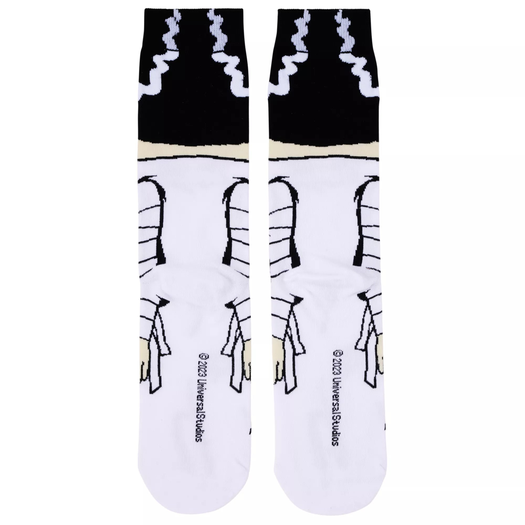 360 Bride of Frankenstein Crew Socks - Universal Classic Monsters