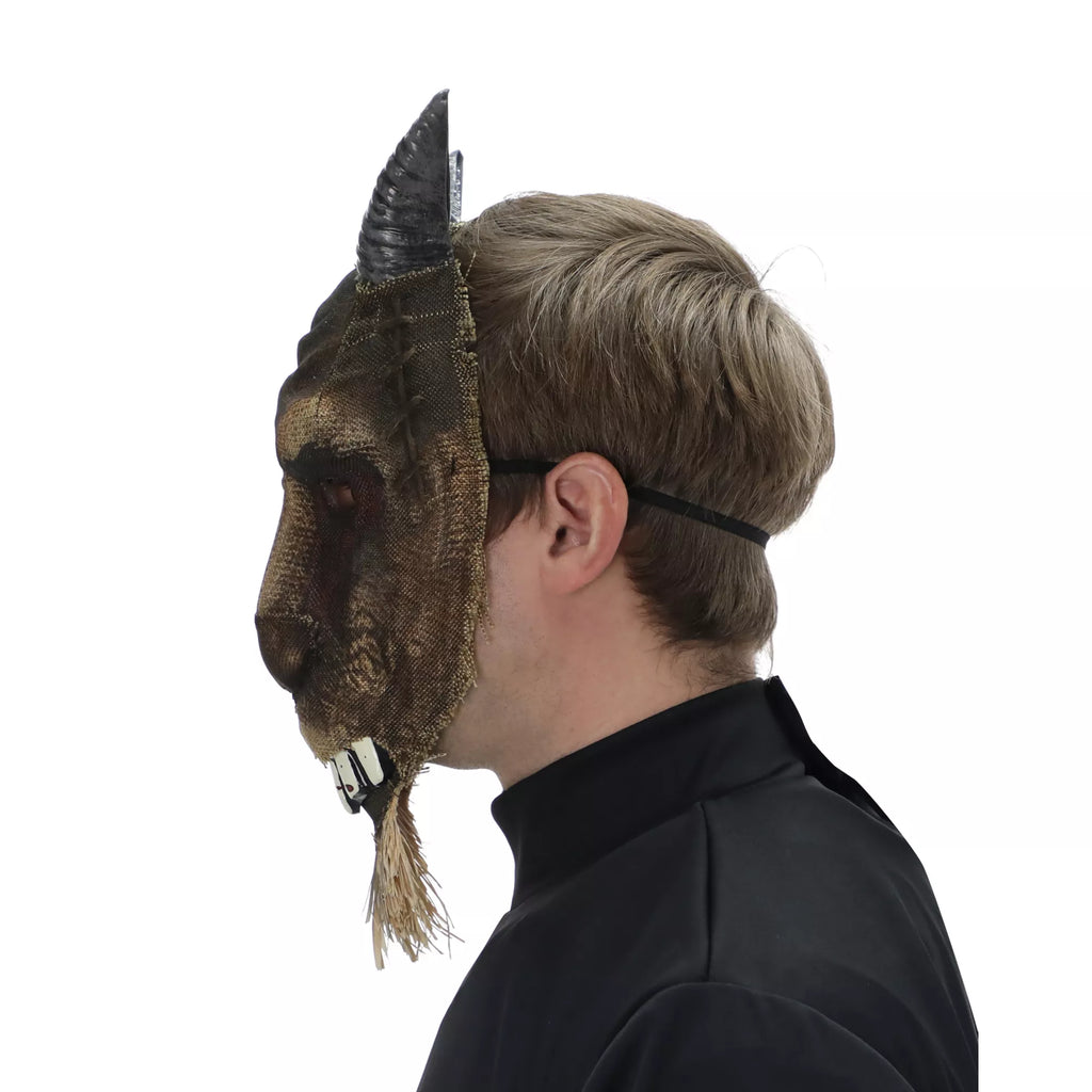 Bloody Burlap Goat Half Mask