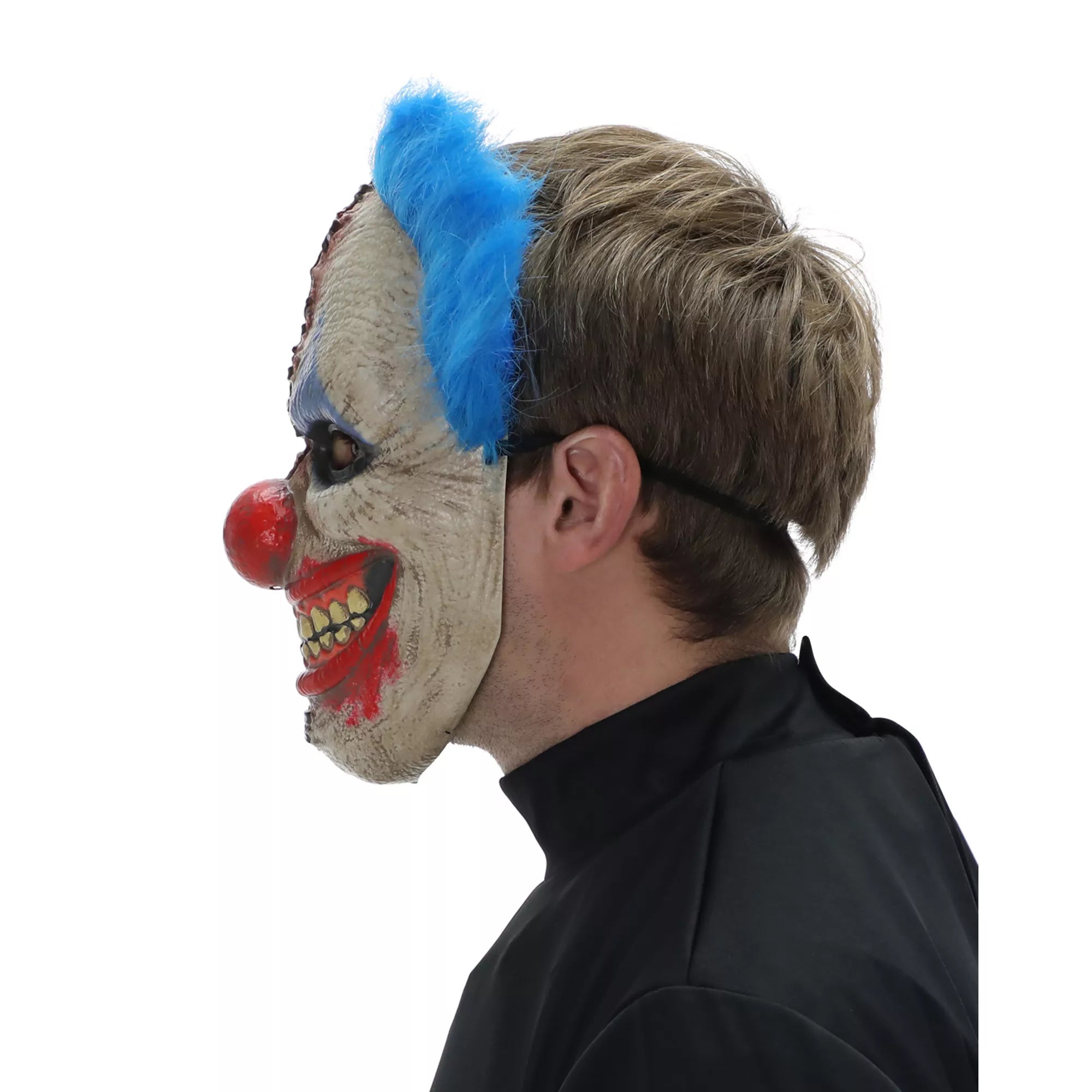 Double Vision Clown Half Mask