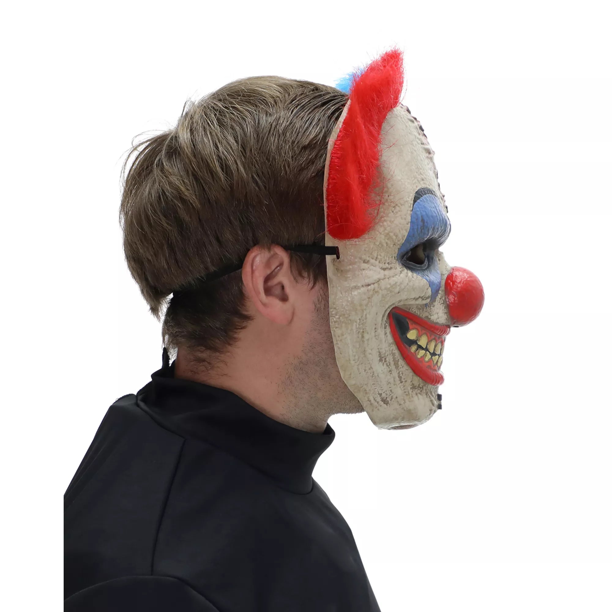 Double Vision Clown Half Mask