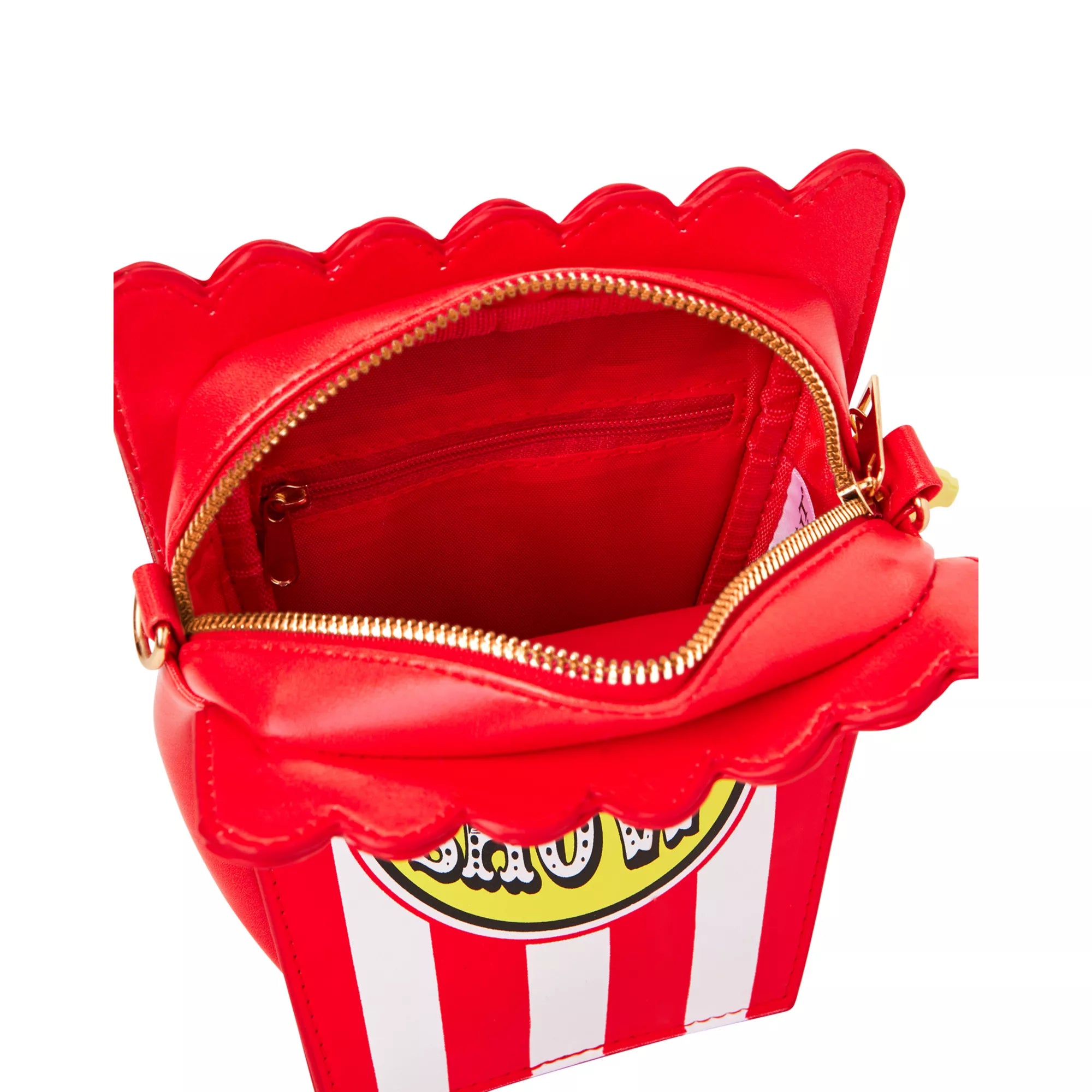 Scary Clown Popcorn Crossbody Bag