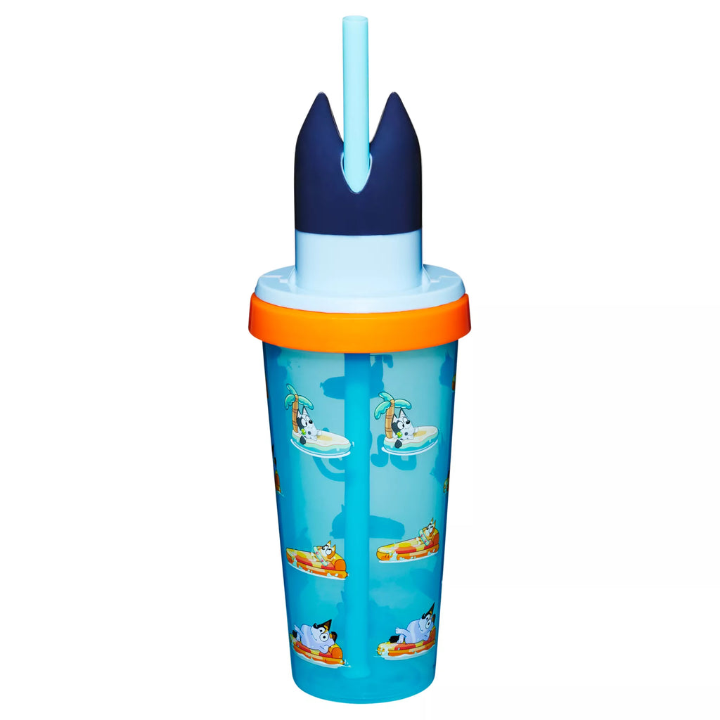 Bluey Molded Cup with Straw