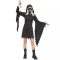 Adult Bling Ghost Face Dress Costume