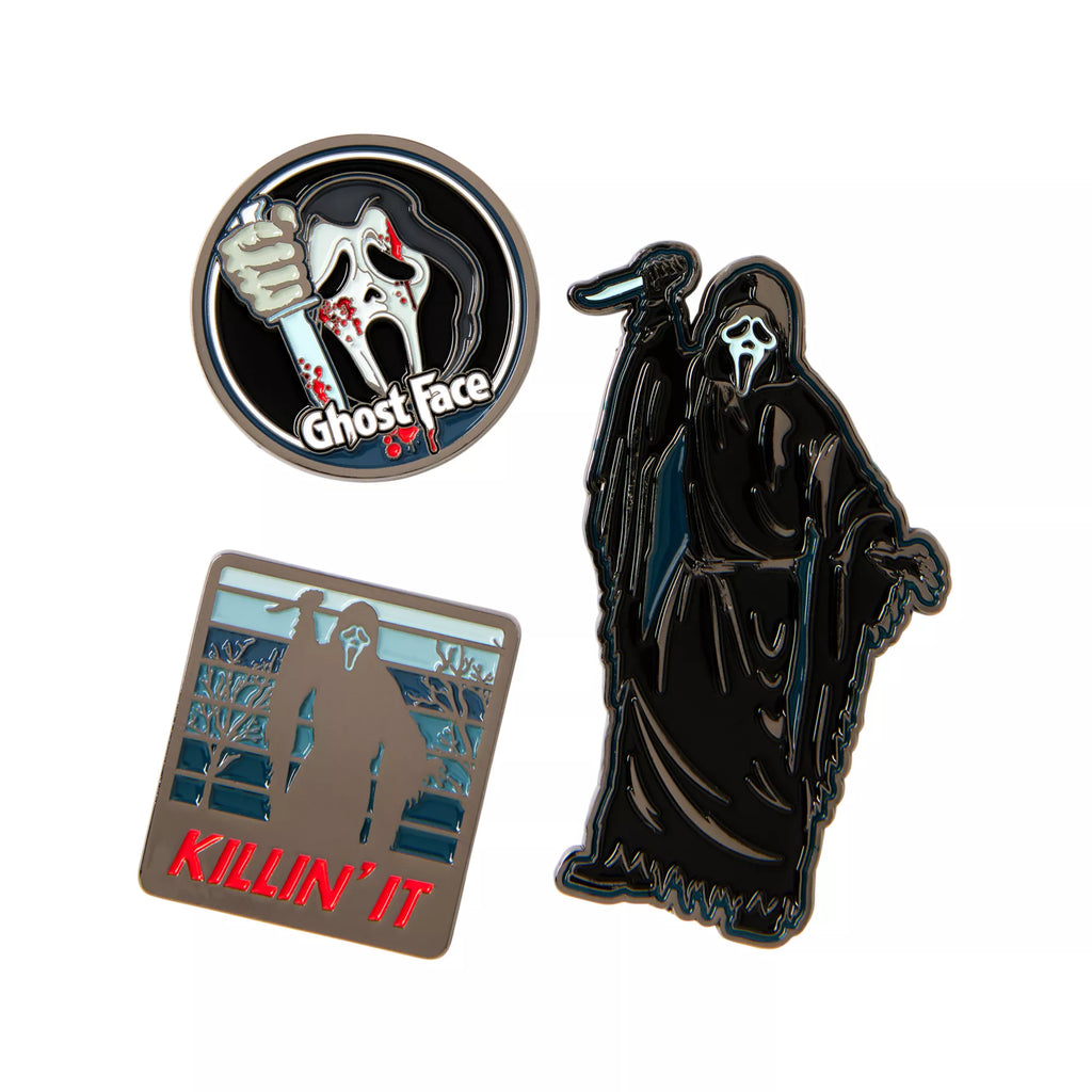 Ghost Face Pin Set - 3 Pack