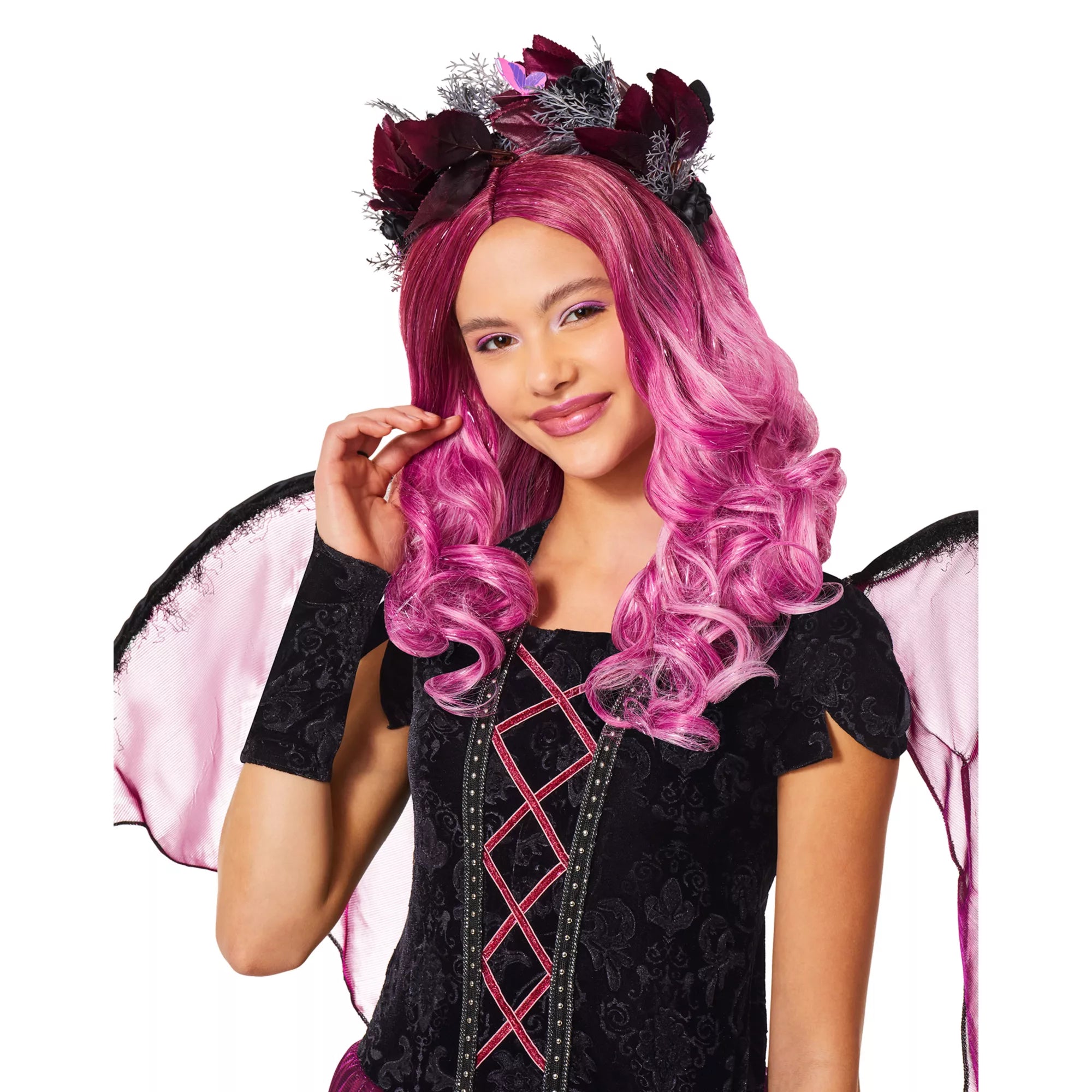 Kids Dark Fairy Wig