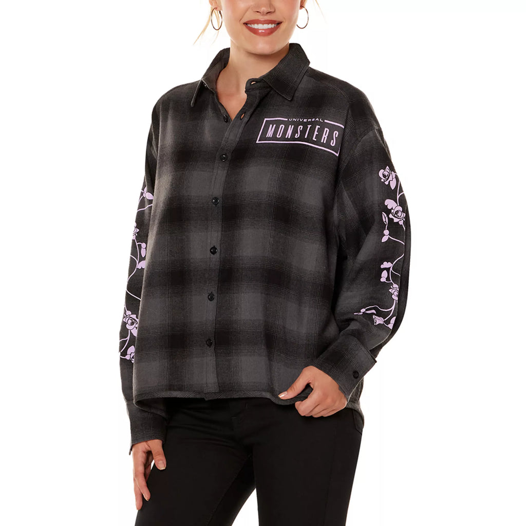 Bride of Frankenstein Flannel Shirt - Universal Monsters