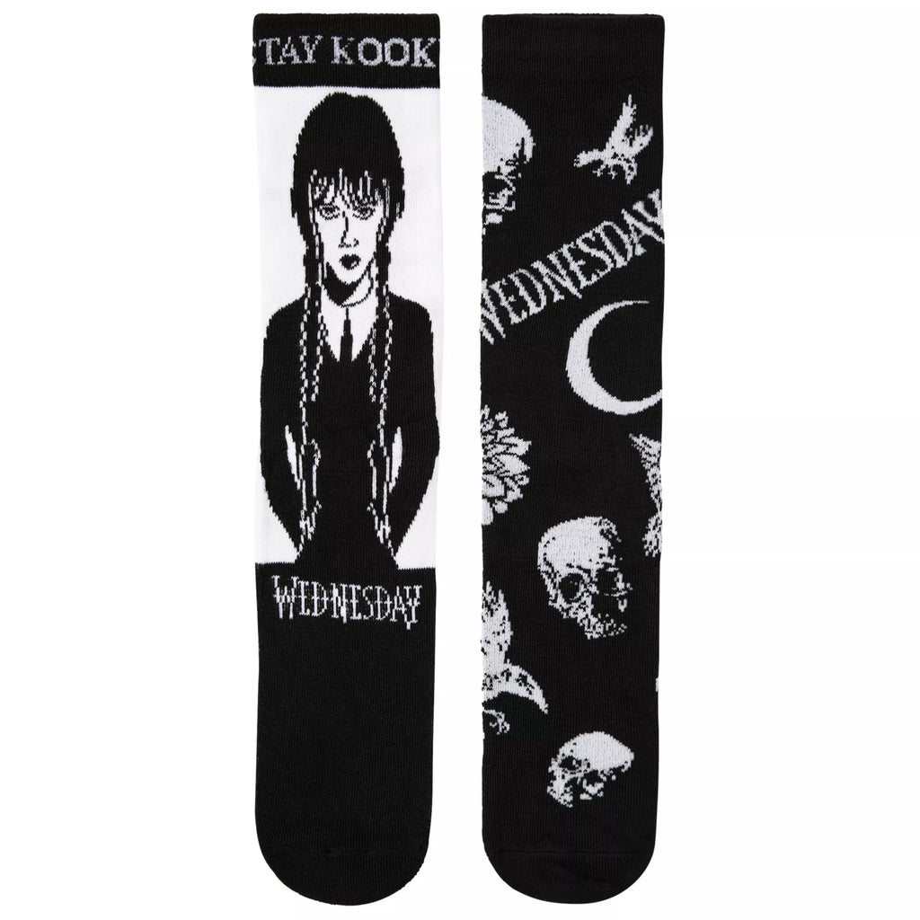 Wednesday Addams Crew Socks - 2 Pack