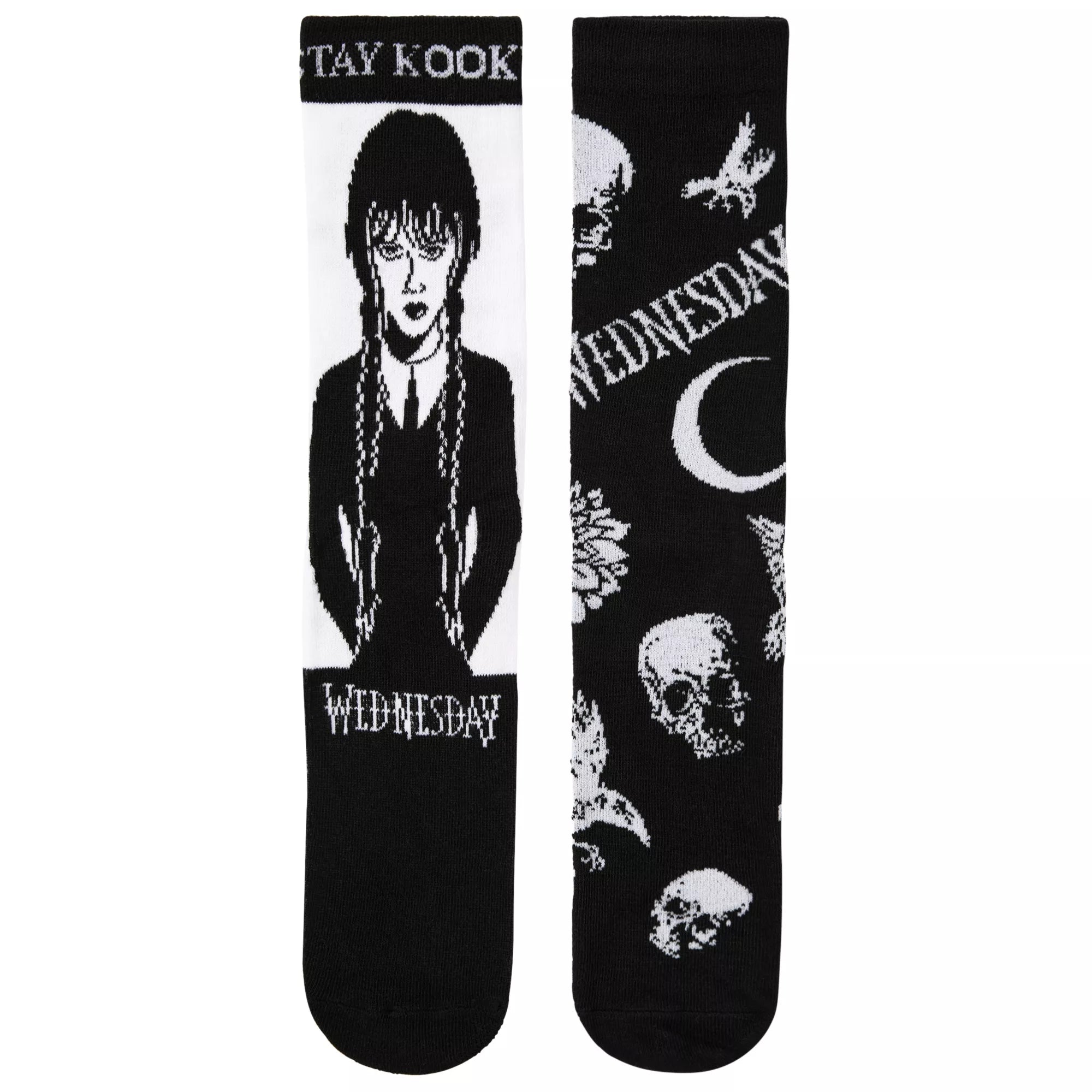 Wednesday Addams Crew Socks - 2 Pack