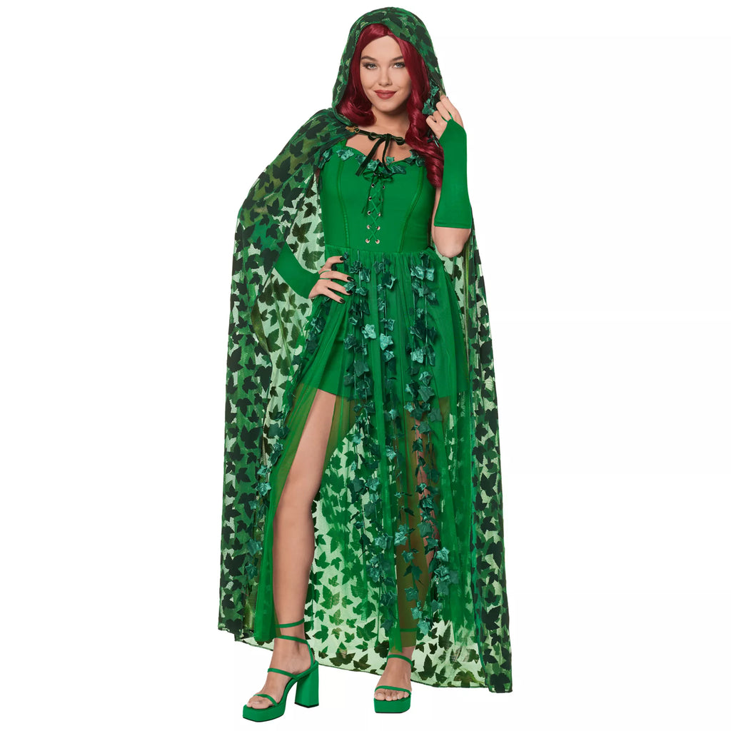 Adult Poison Ivy Cape - DC Villains