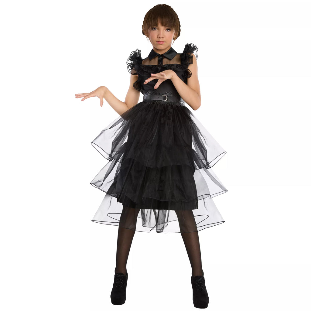 Kids Rave 'N Dance Wednesday Addams Dress - Wednesday