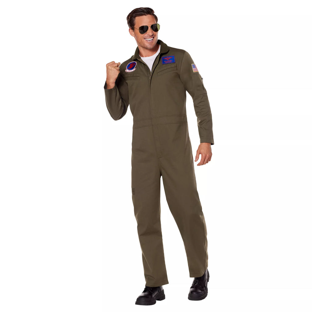 Adult Top Gun Jumpsuit Costume