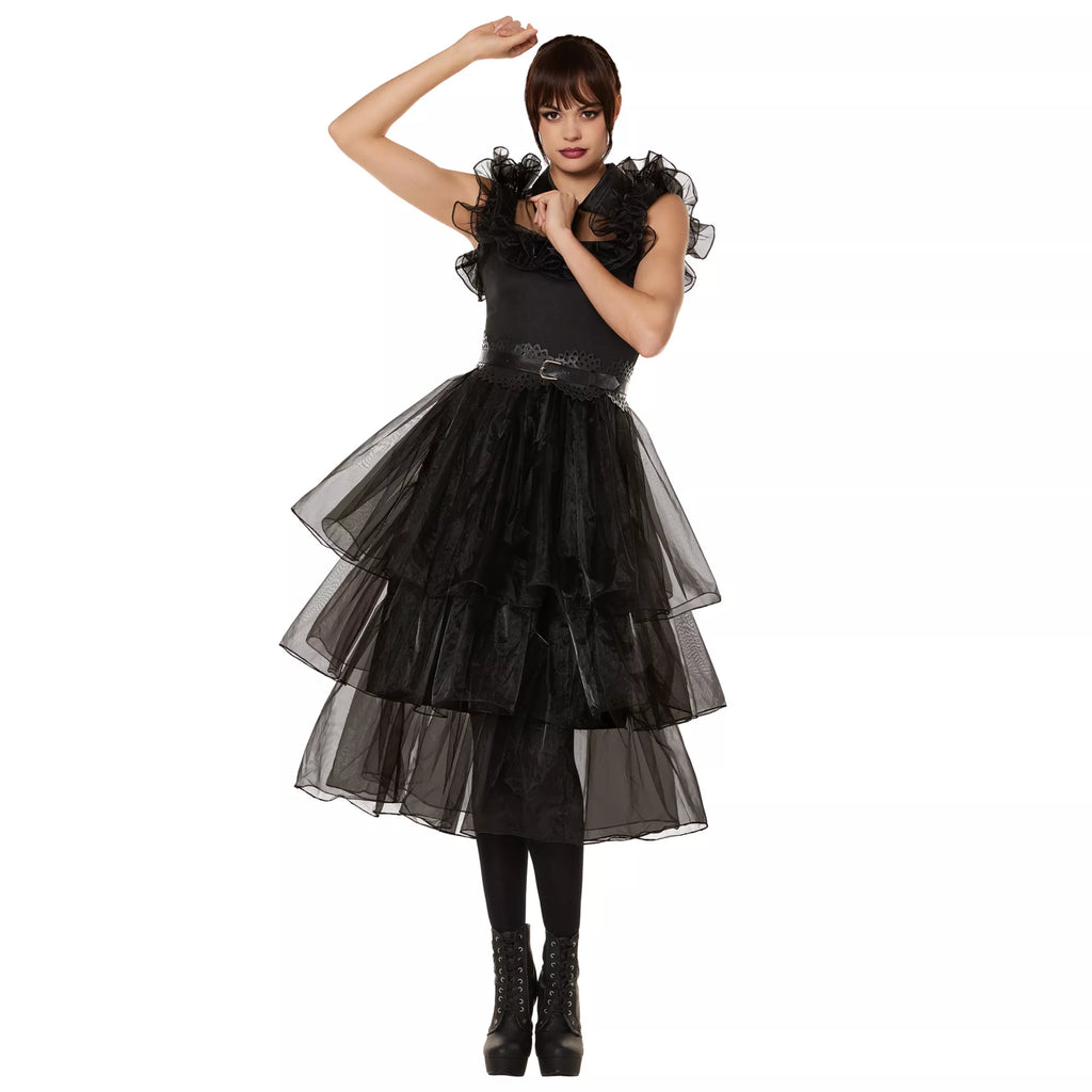 Adult  Rave N' Dance Wednesday Addams Dress -  Wednesday