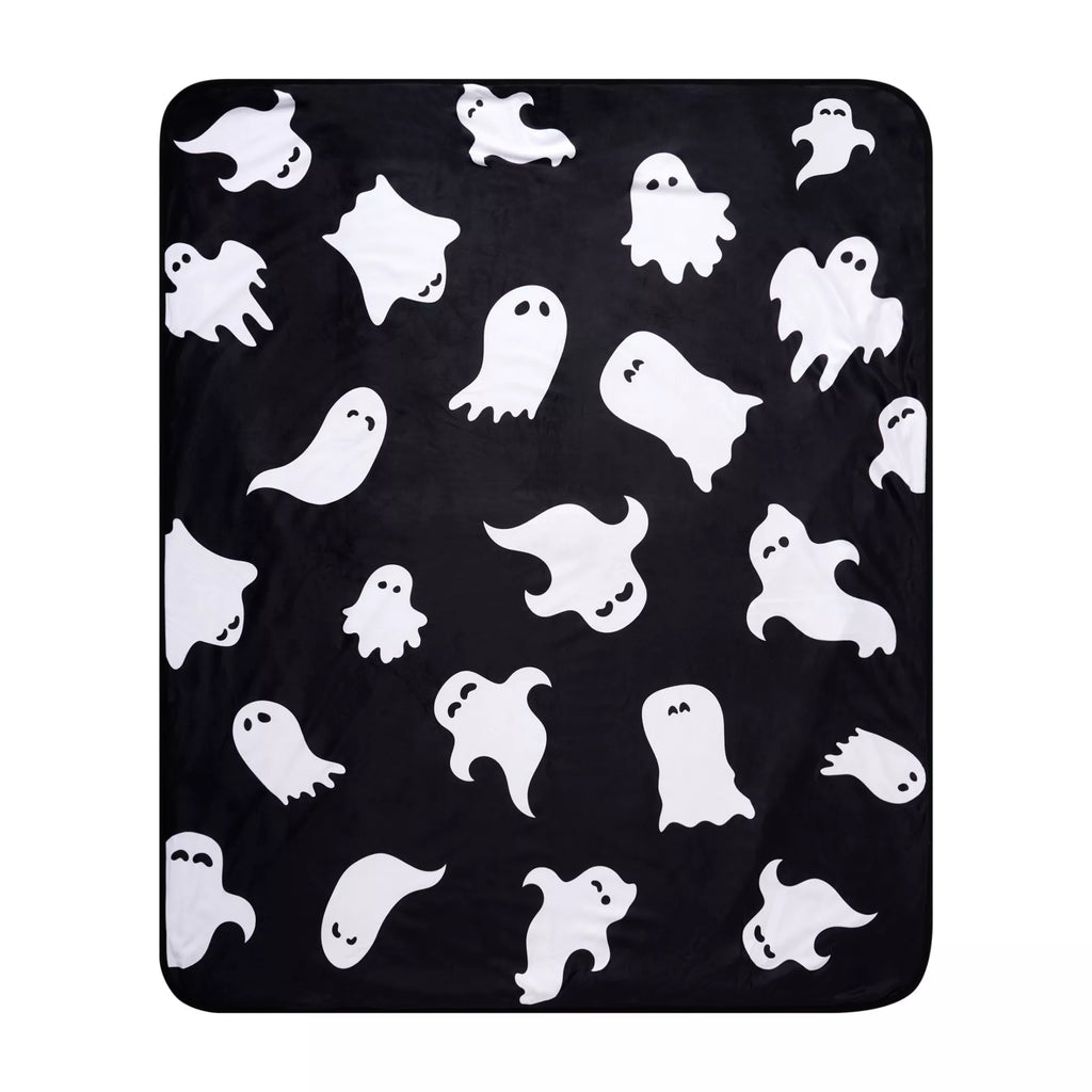 Ghost Print Fleece Blanket