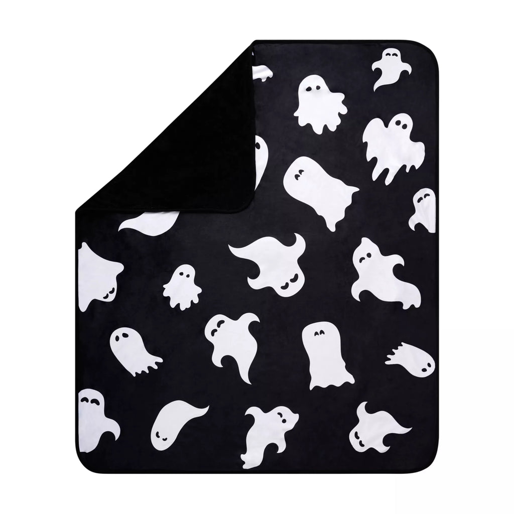 Ghost Print Fleece Blanket