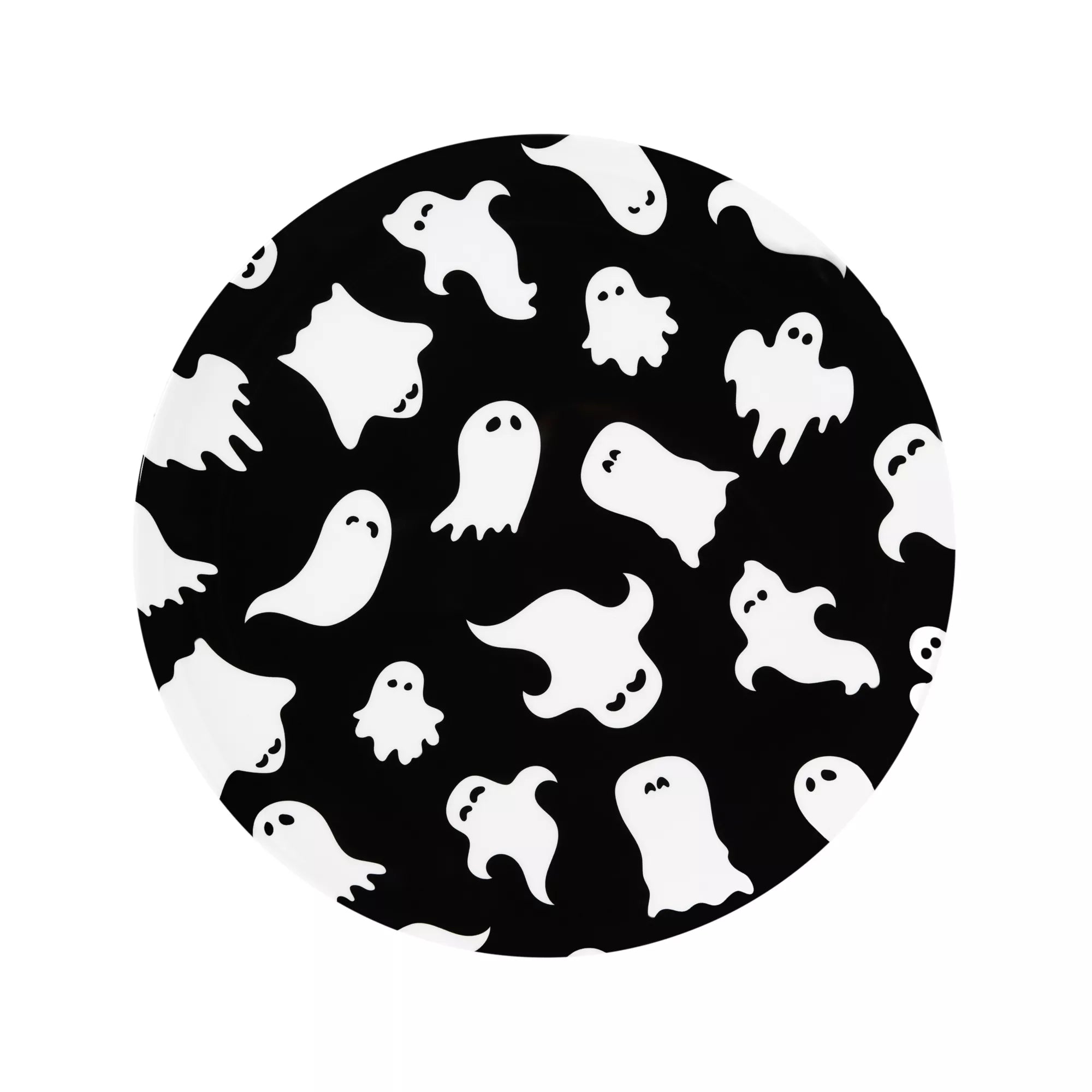 Plastic Ghost Plates - 4 Pack