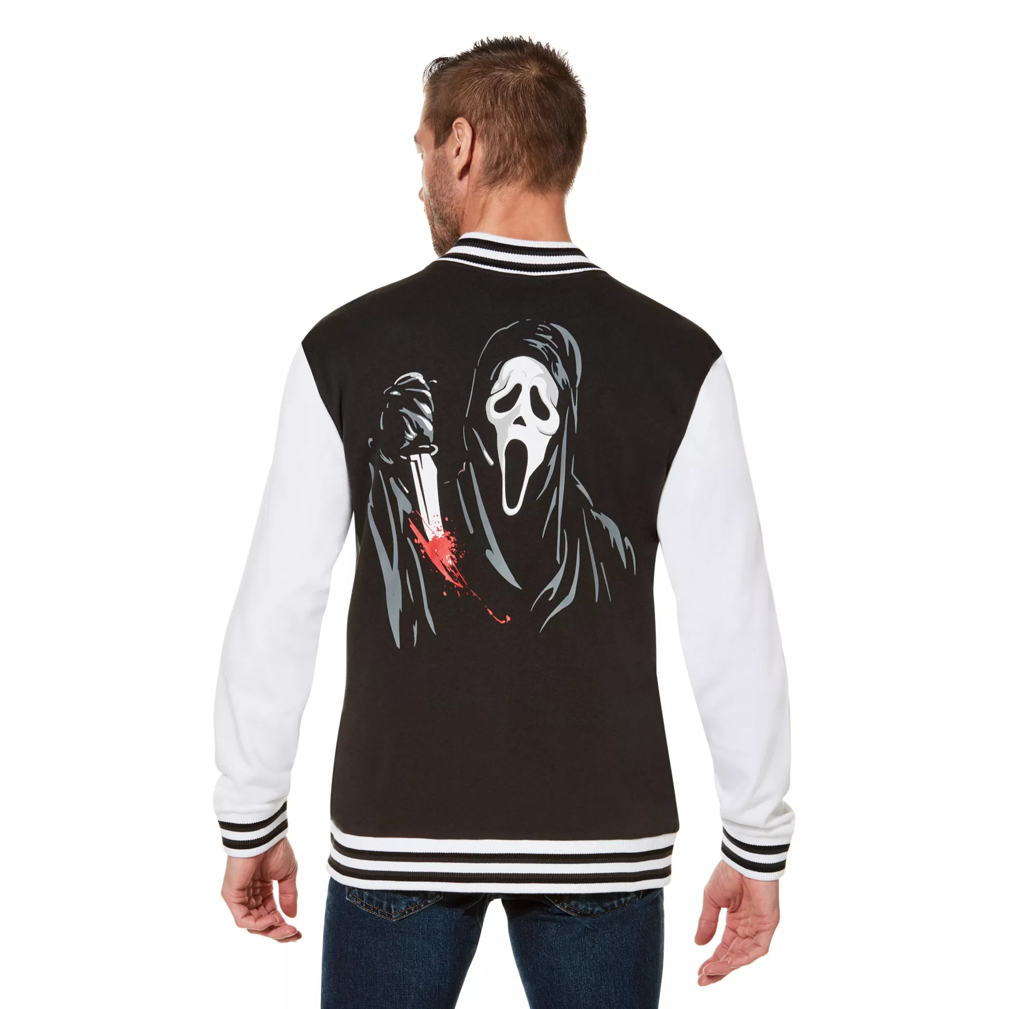 Adult Ghost Face Varsity Jacket