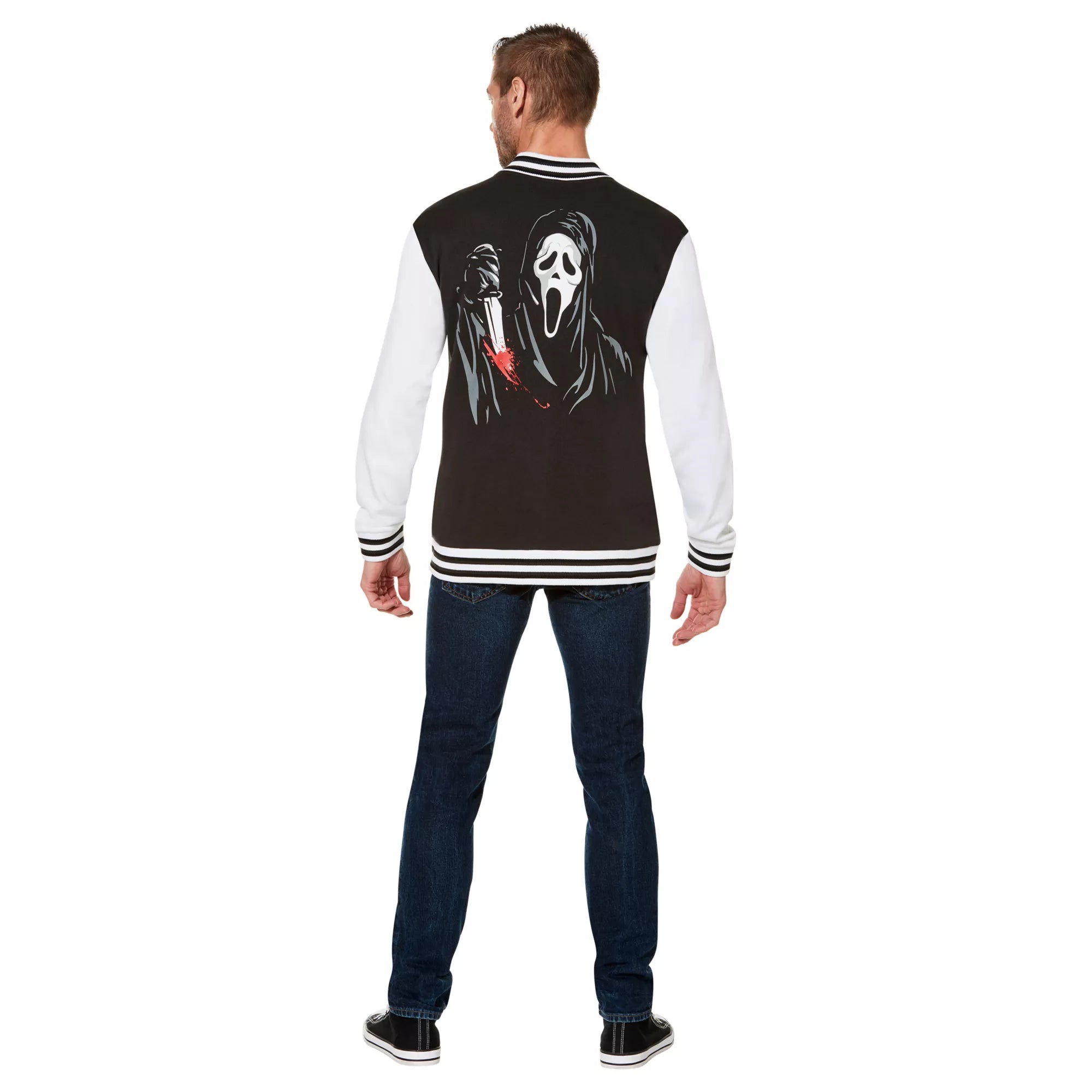 Adult Ghost Face Varsity Jacket