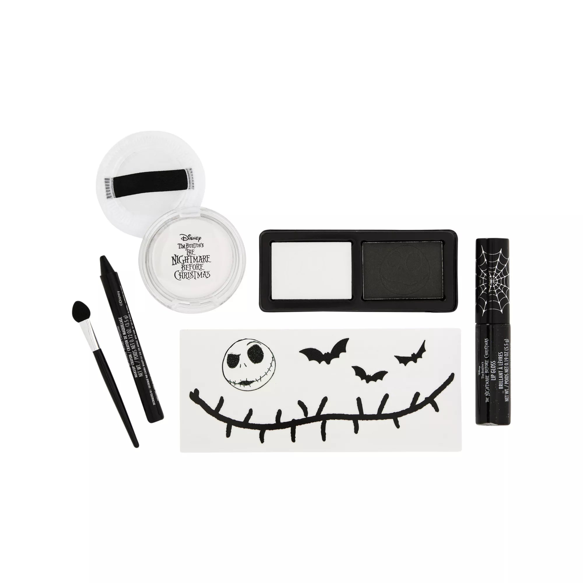 Kids Jack Skellington Makeup Kit - The Nightmare Before Christmas