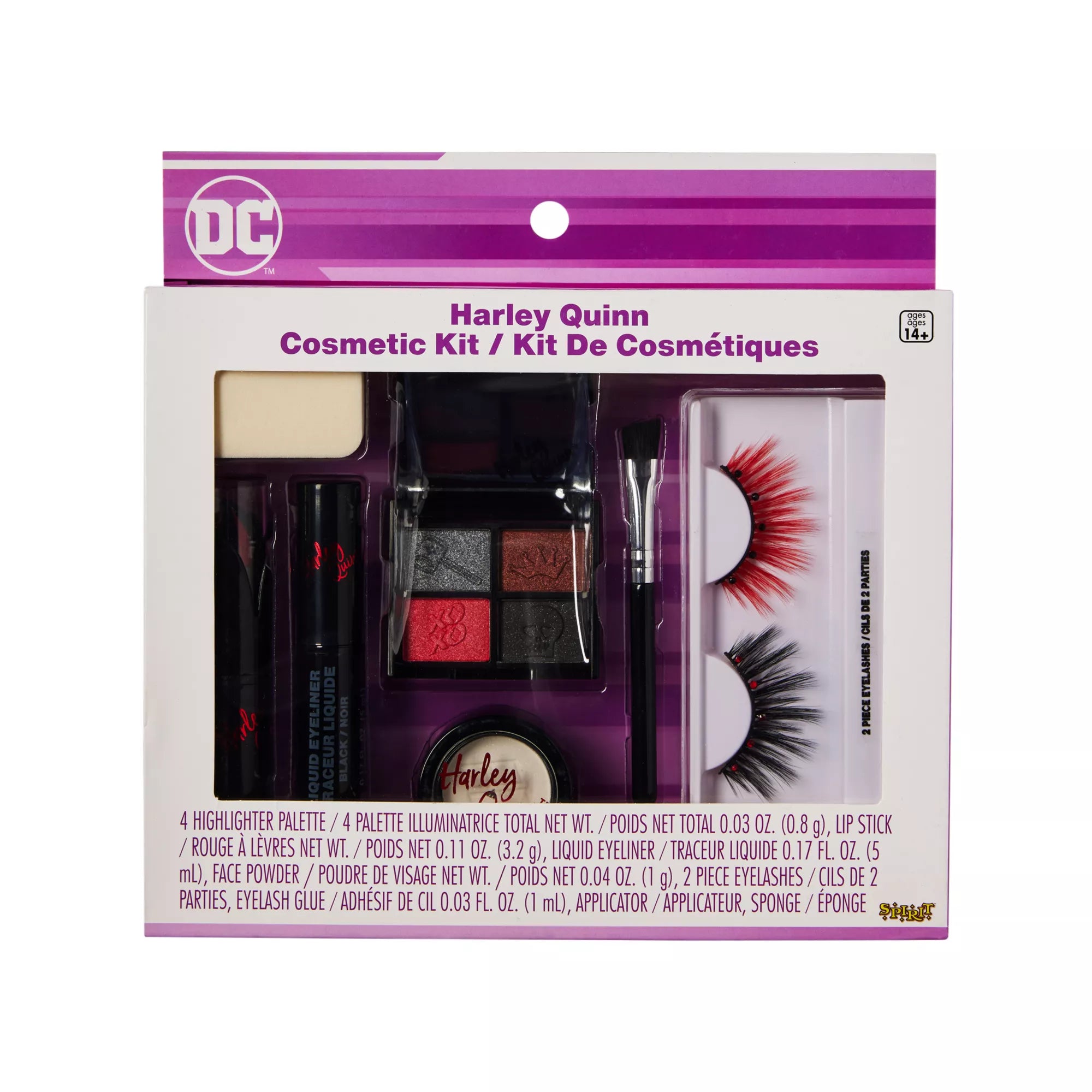 Harley Quinn Makeup Kit - DC Villains