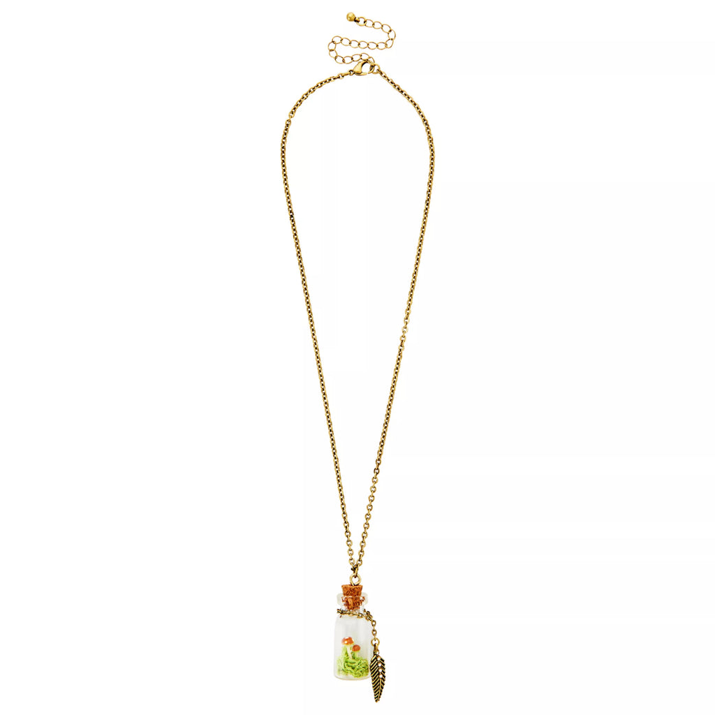 Mushroom Bottle Jewelry Set