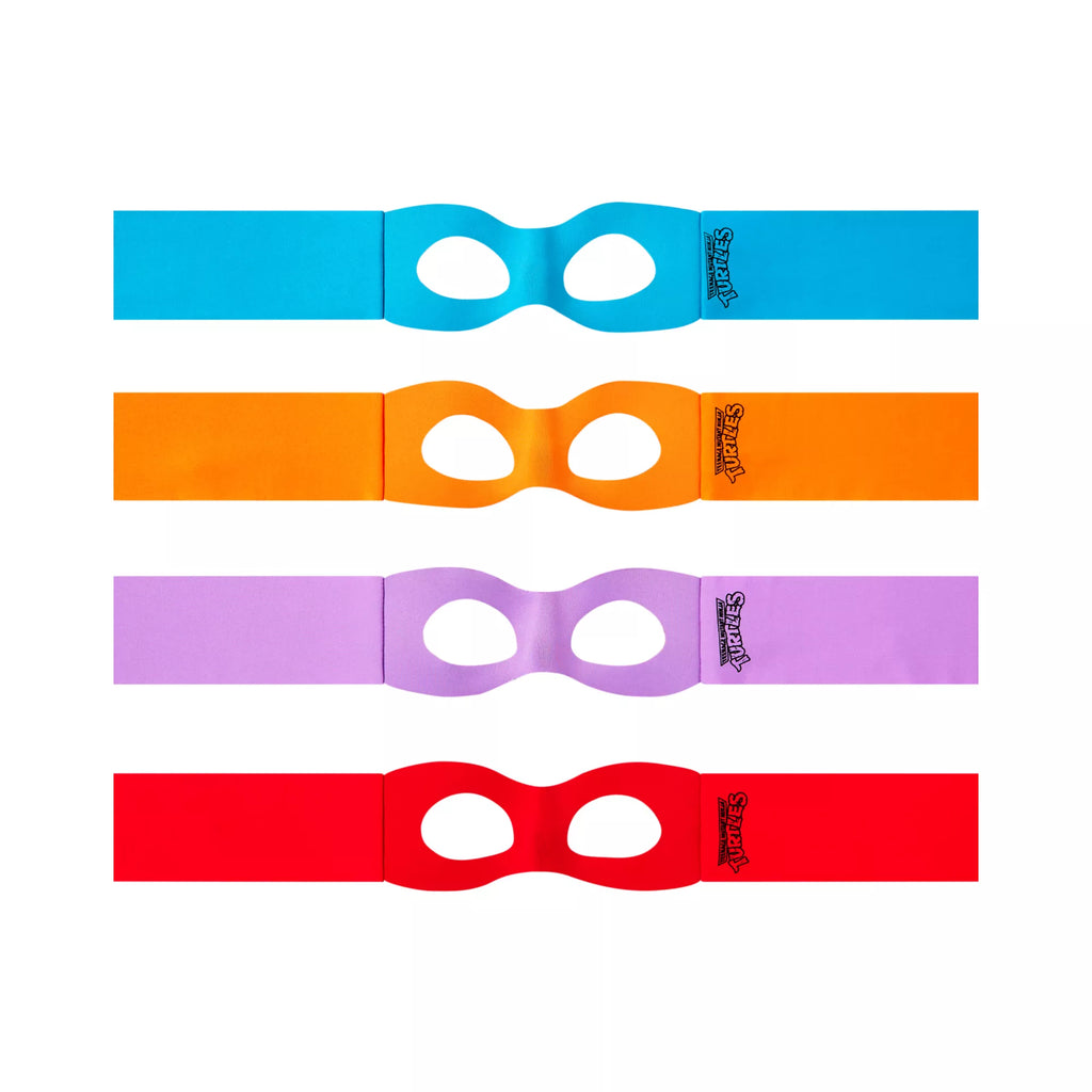 Multi-Pack Retro Teenage Mutant Ninja Turtles Eye Masks - 4 Pack