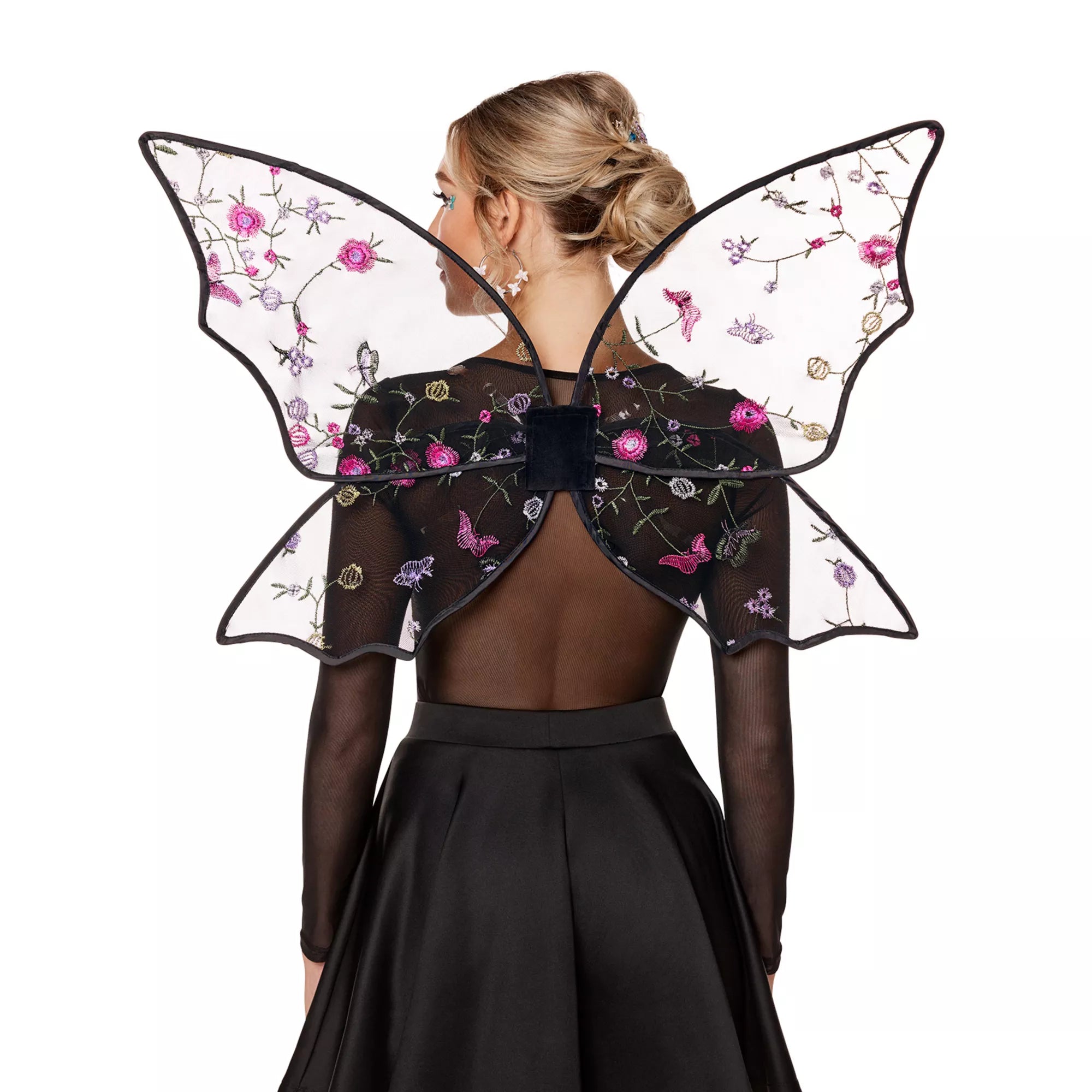 Grunge Embroidered Fairy Wings
