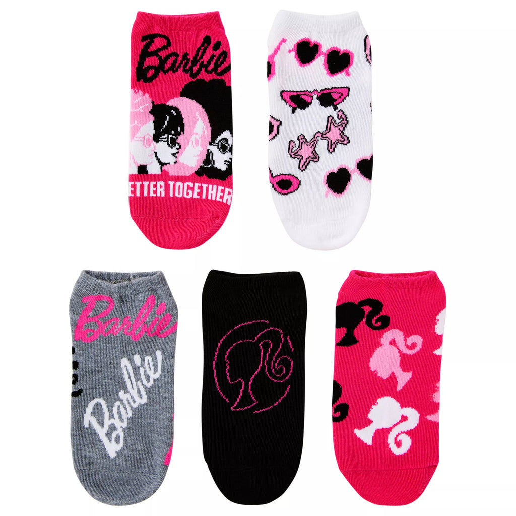 Barbie the Movie Ankle Socks - 5 Pairs