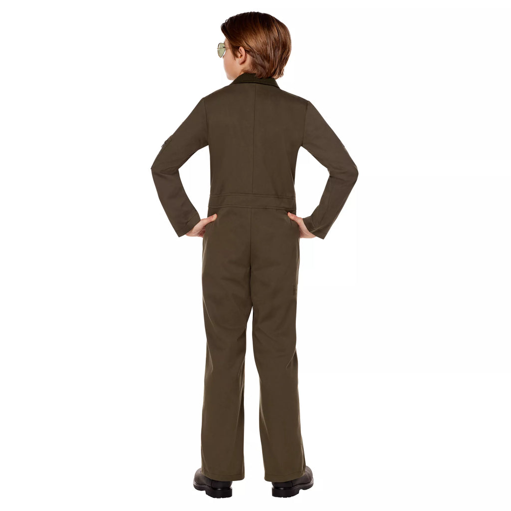 Kids Top Gun Jumpsuit Costume