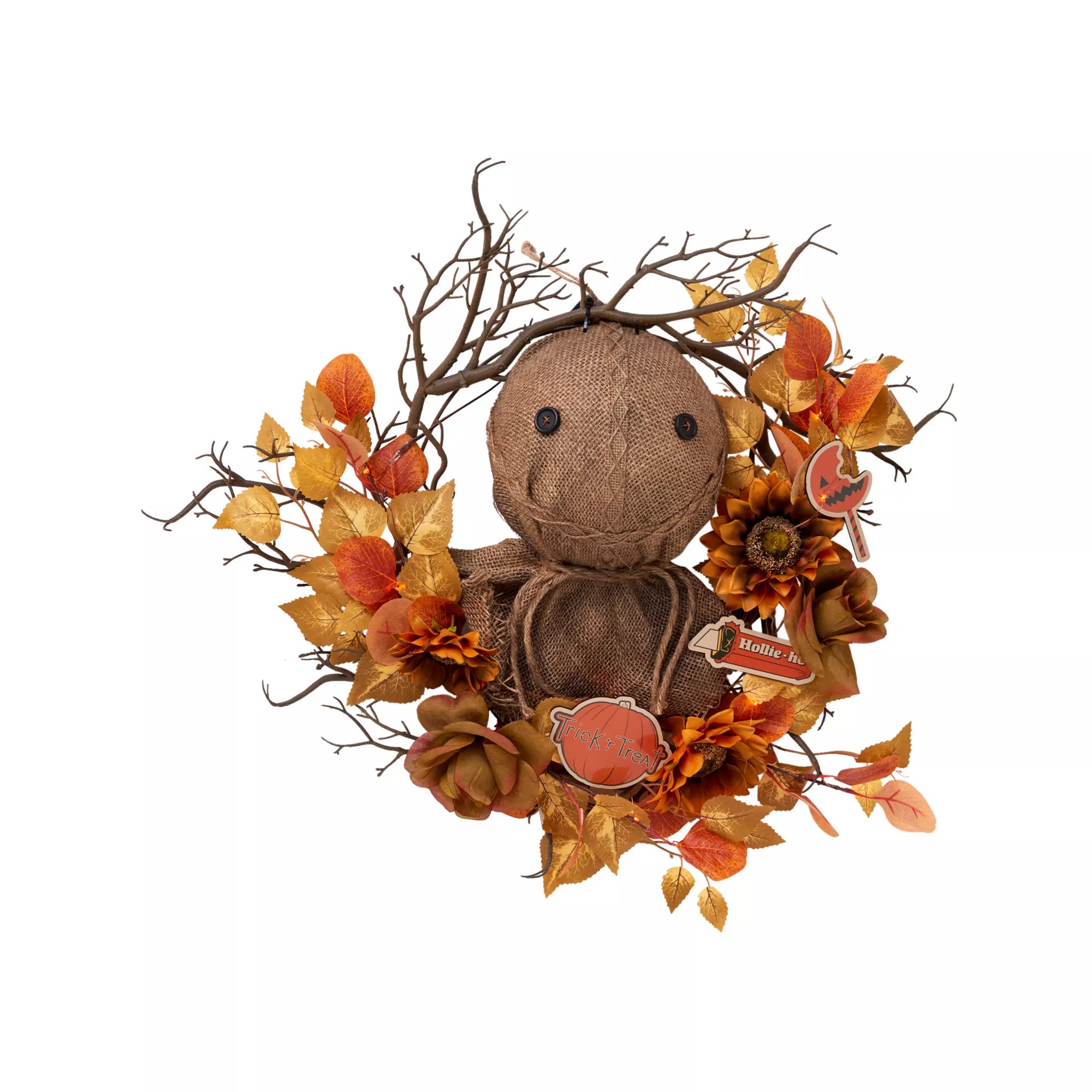 Light-Up Sam Wreath - Trick 'r Treat