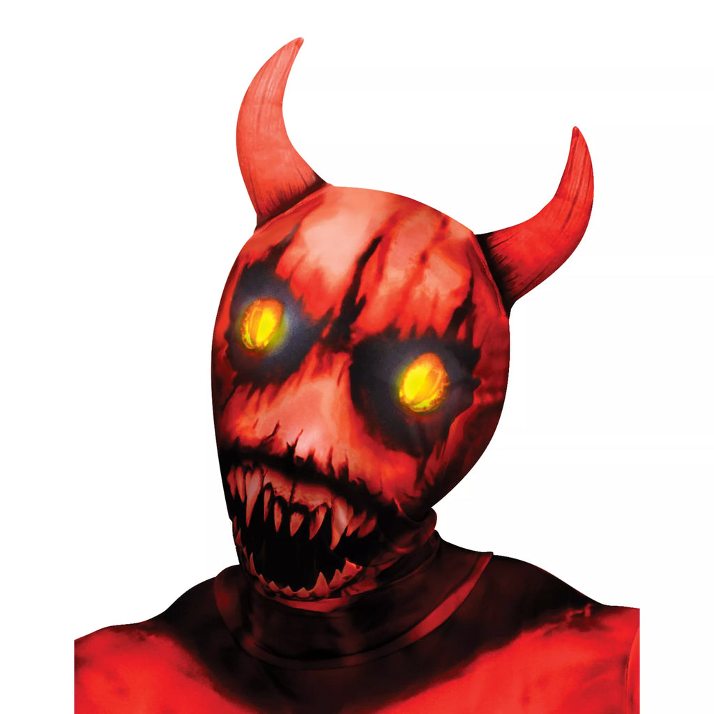 Kids Fiery Demon Skin Suit Costume
