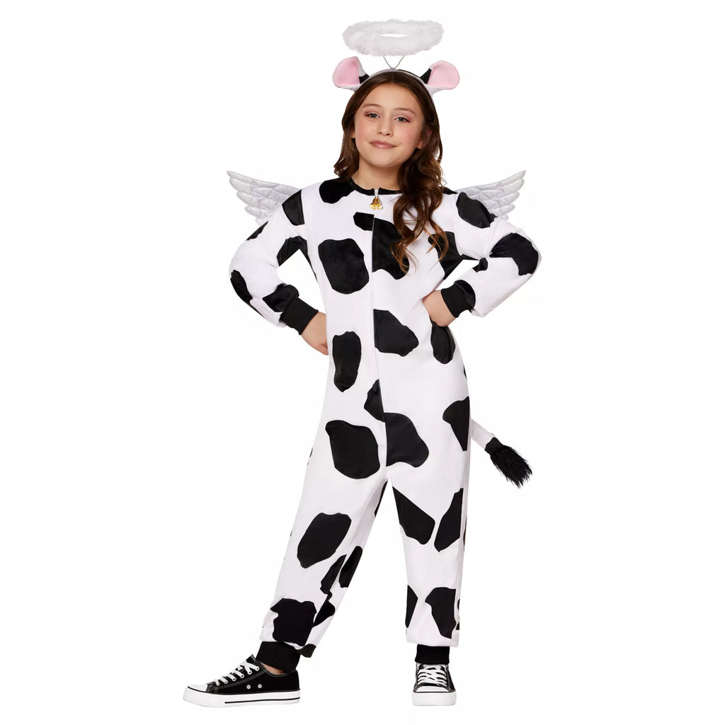 Kids Holy Cow Jumpsuit Costume