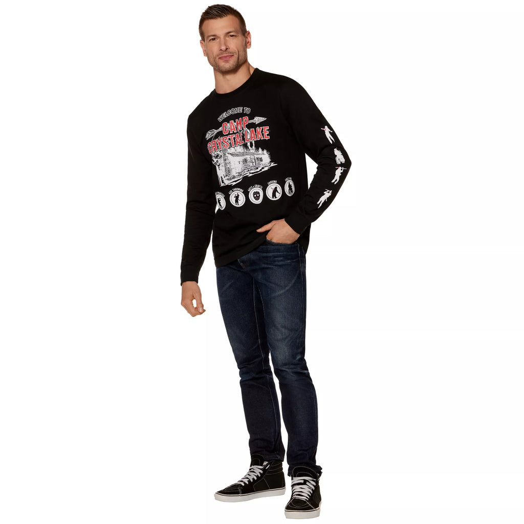 Camp Crystal Lake Long Sleeve T Shirt - Friday the 13th