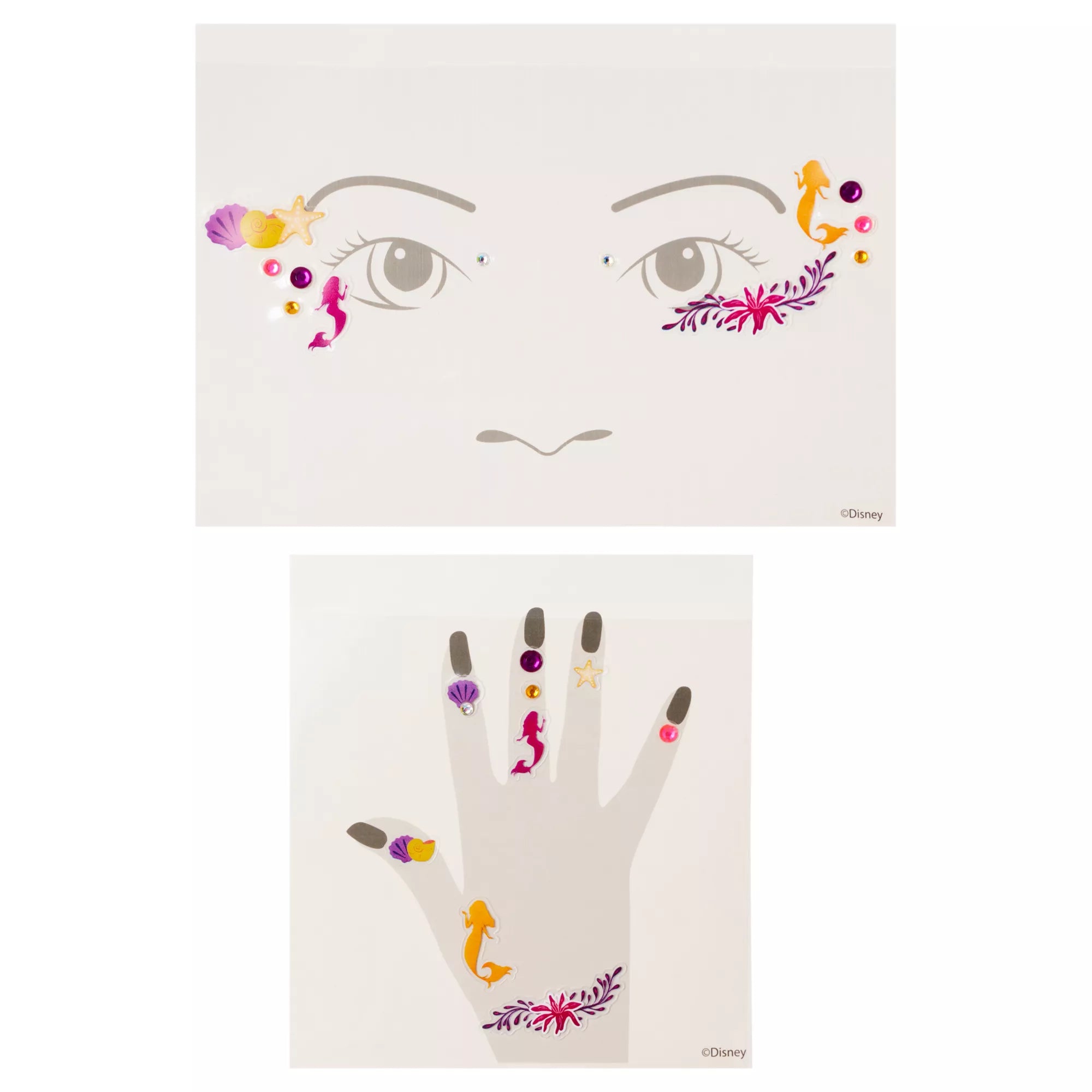 The Little Mermaid Face Decal - Disney Princess