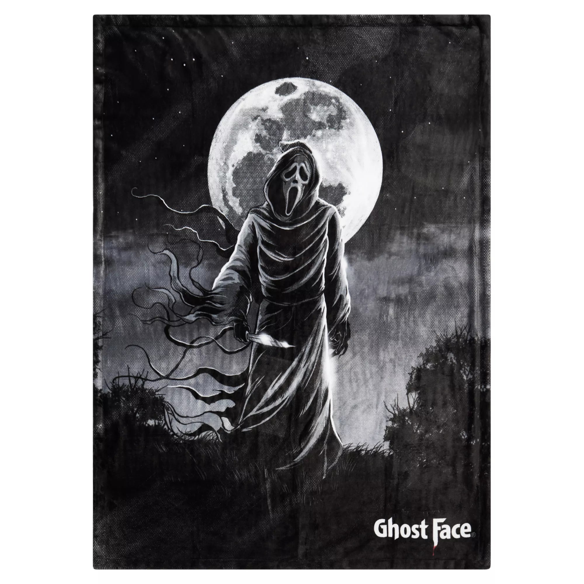 Ghost Face Reversible Fleece Blanket