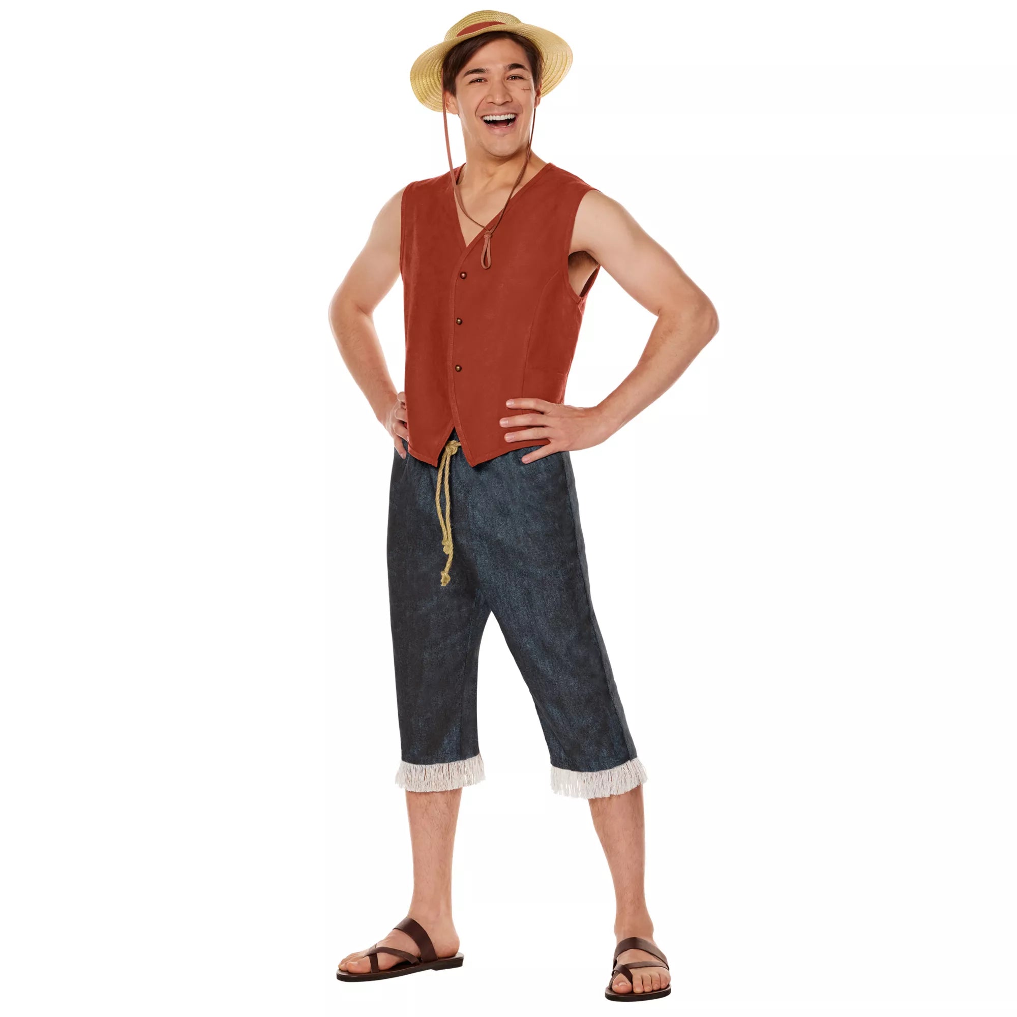 Adult Straw Hat Luffy Costume -  One Piece