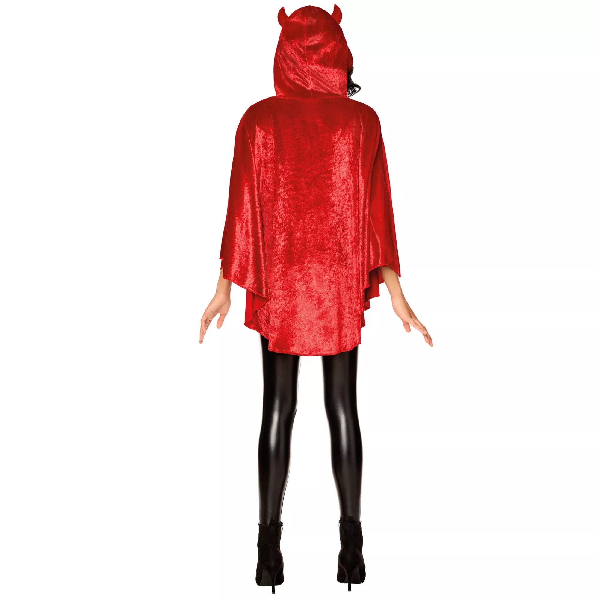 Adult Red Devil Poncho