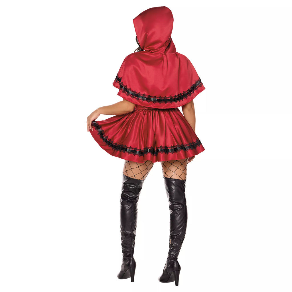 Adult Rebellious Red Riding Hood Costume