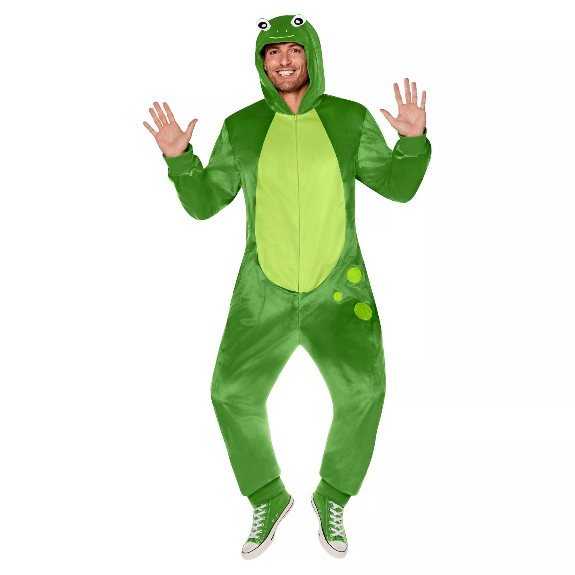 Adult Frog Jumpsuit Costume