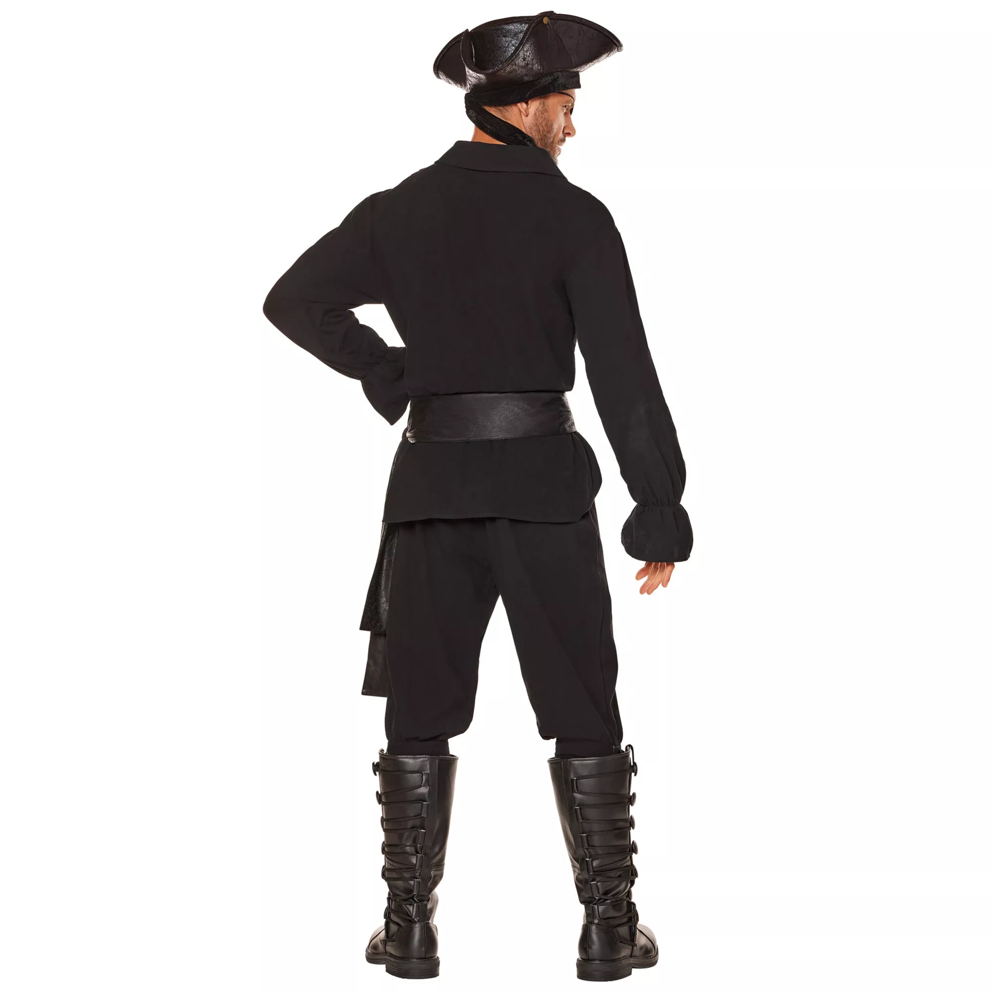 Adult Black Pirate Shirt