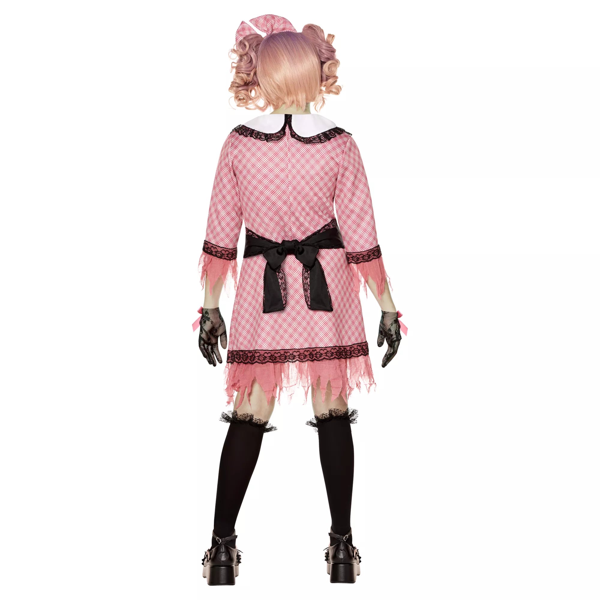 Kids Pink Doll Costume