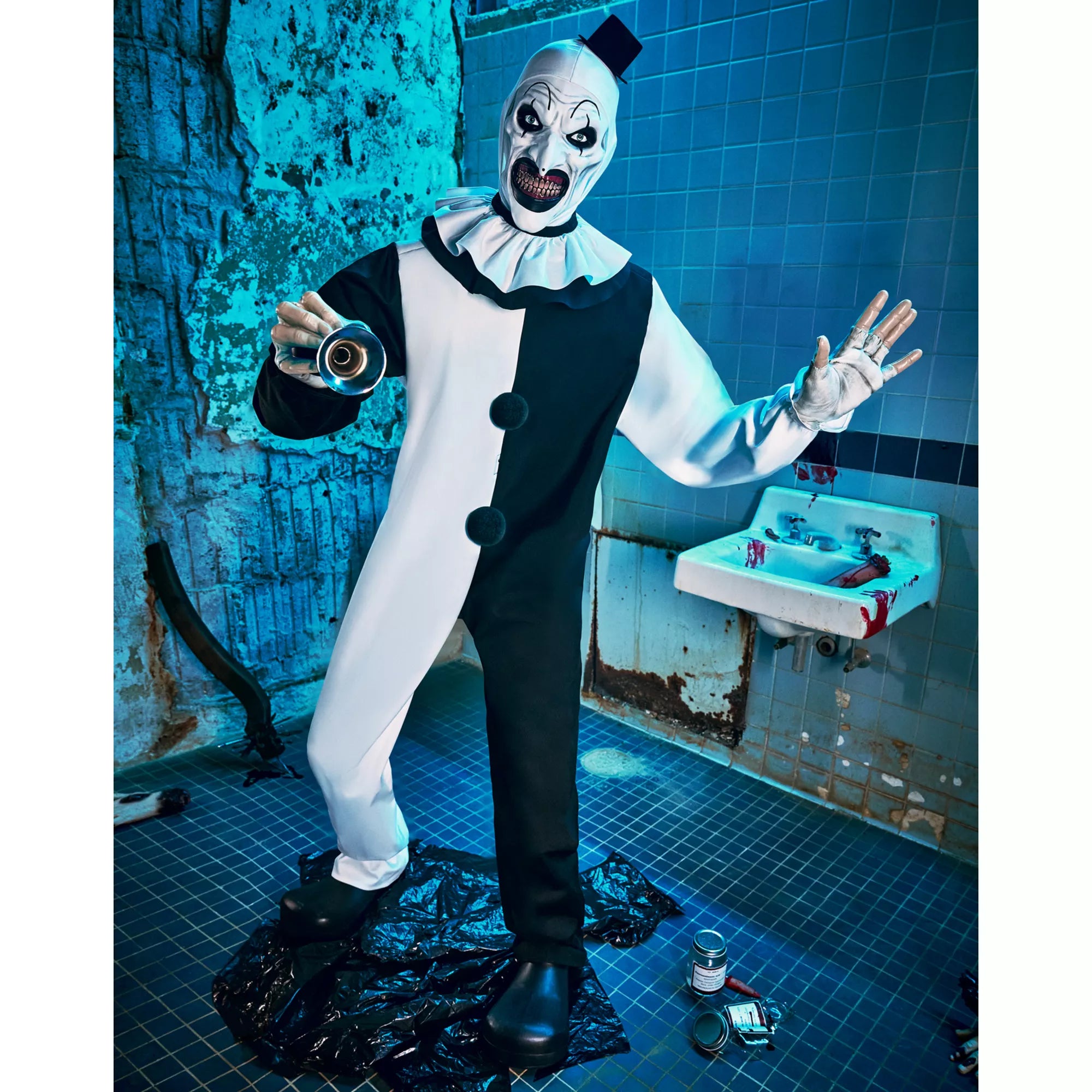 6 Ft 2 In Art the Clown Animatronic - Terrifier