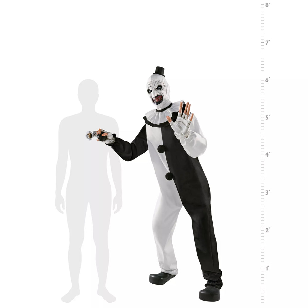 6 Ft 2 In Art the Clown Animatronic - Terrifier
